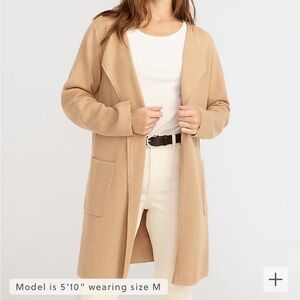 J.Crew Juliette collarless sweater-blazer size XS